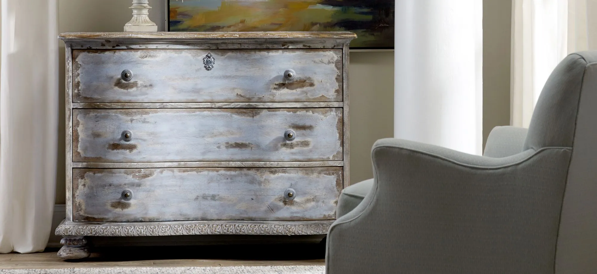 Chatelet Chest in Light blue by Hooker Furniture