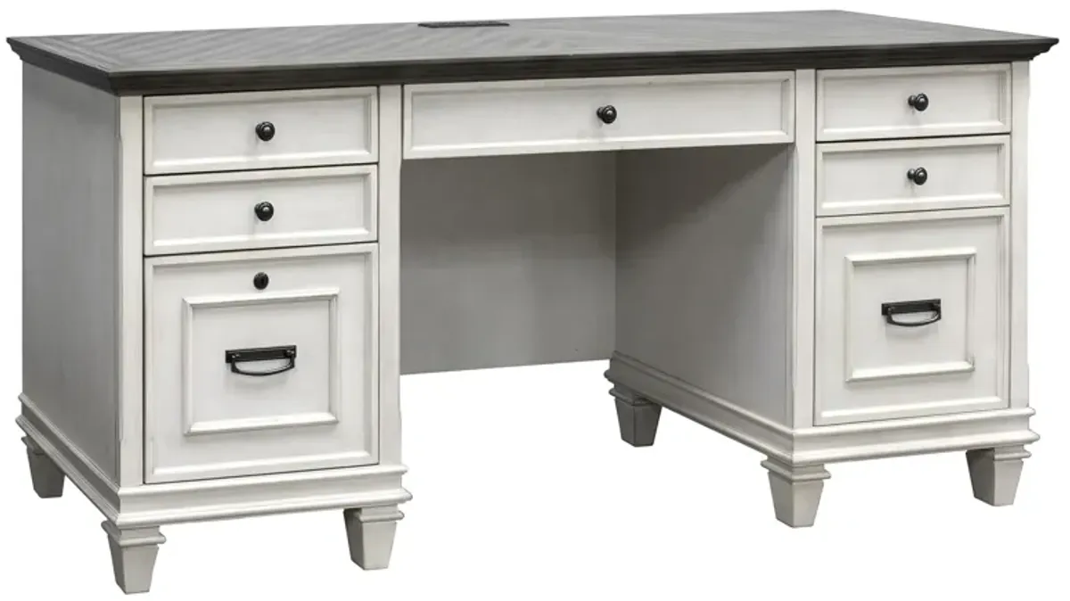 Hartford Credenza in White/Gray by Martin Furniture