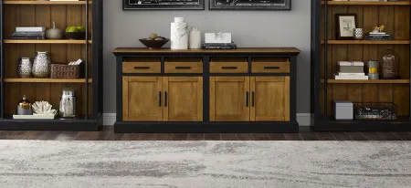 Toulouse Storage Credenza in Ebony/Honey by Martin Furniture