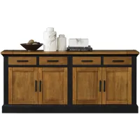 Toulouse Storage Credenza in Ebony/Honey by Martin Furniture