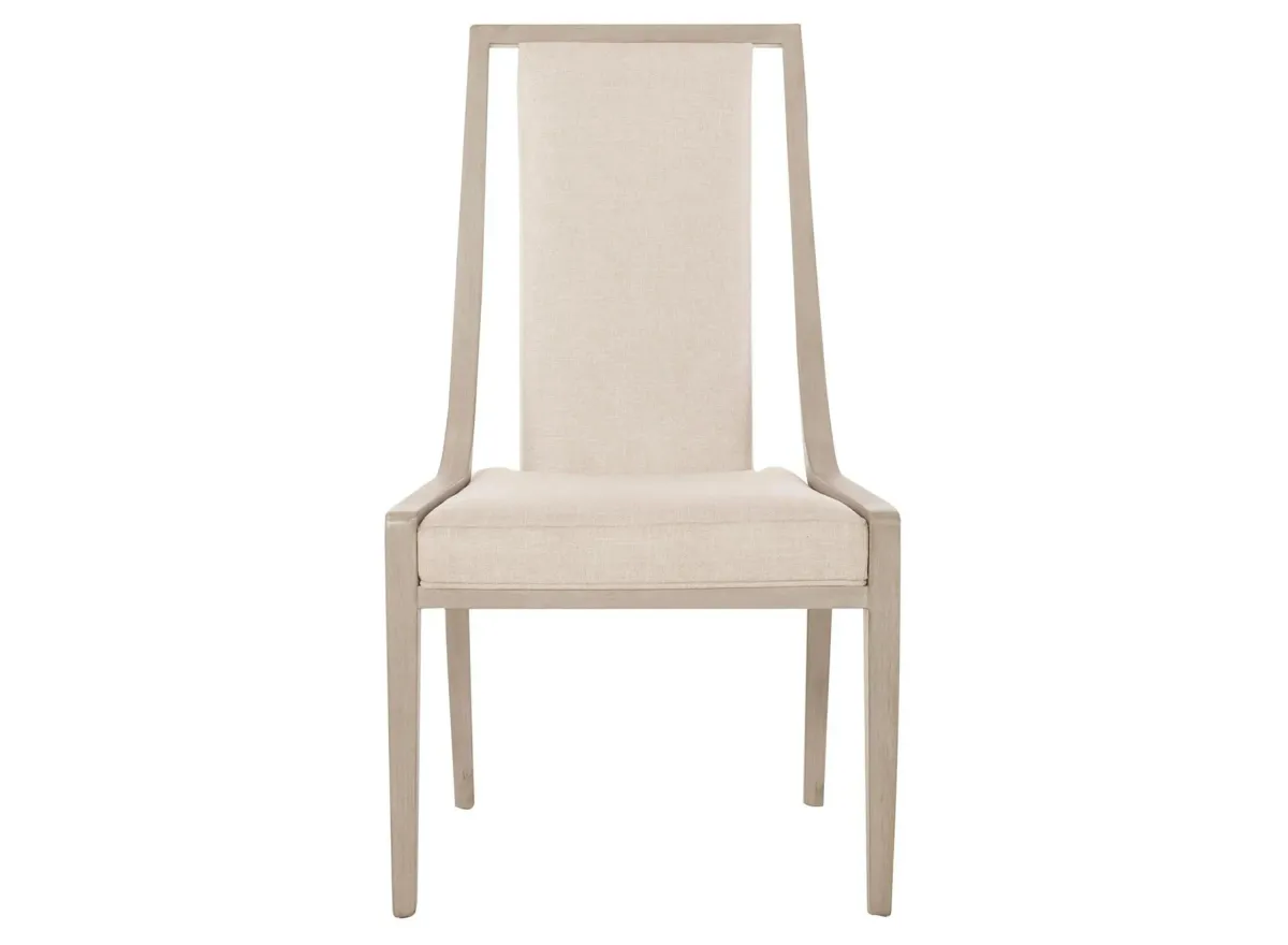 Axiom Side Chair in Linear Grey by Bernhardt