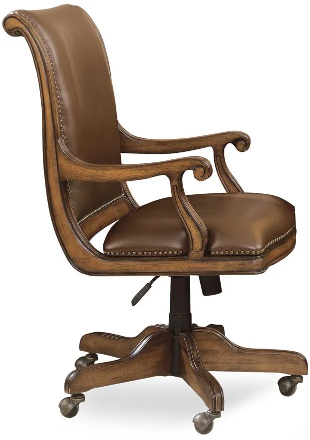 Brookhaven Desk Chair in Cherry by Hooker Furniture