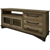 Loft 62" TV Stand in Brown by International Furniture Direct