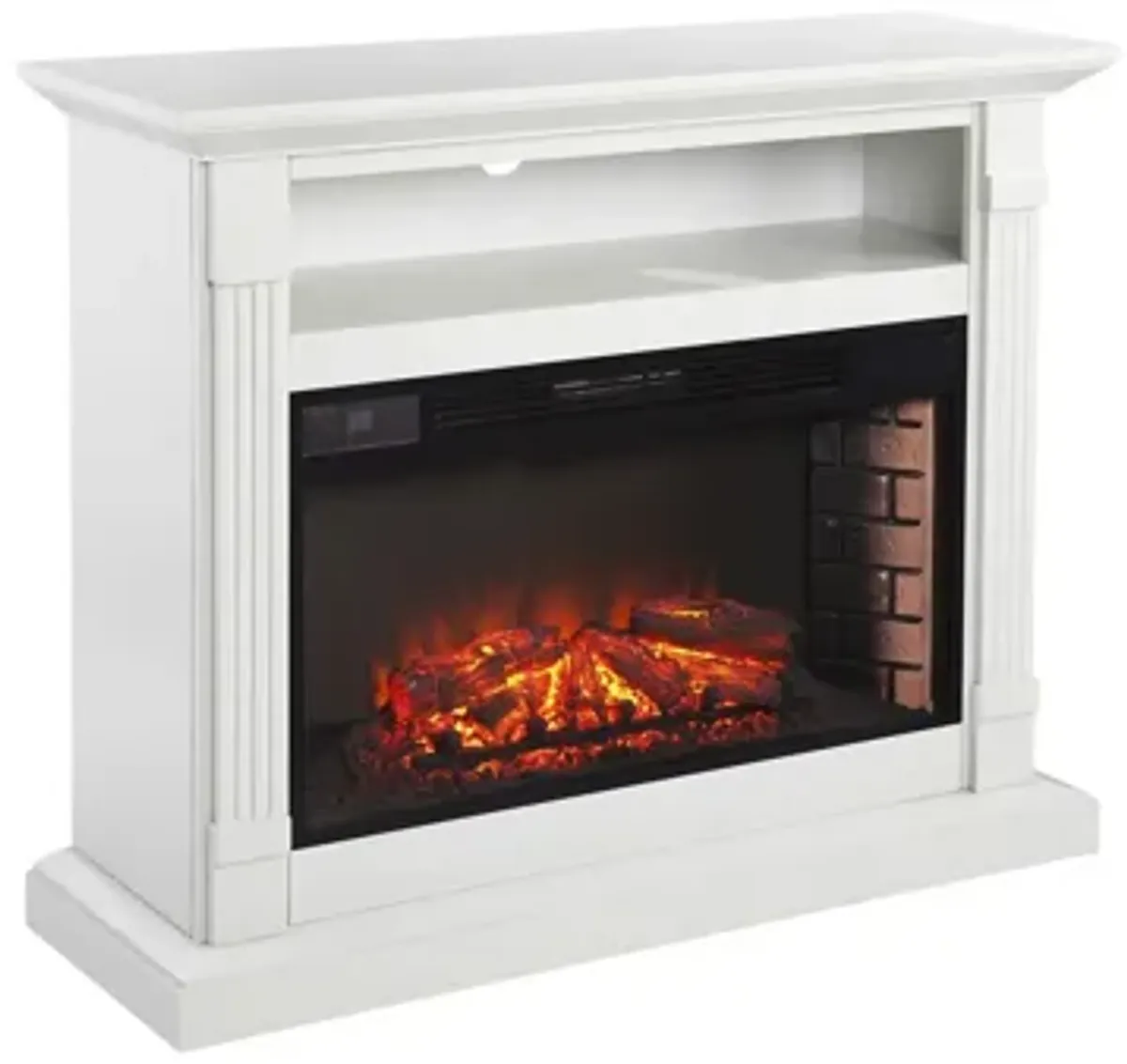 Prescot Media Fireplace in Gray by SEI Furniture