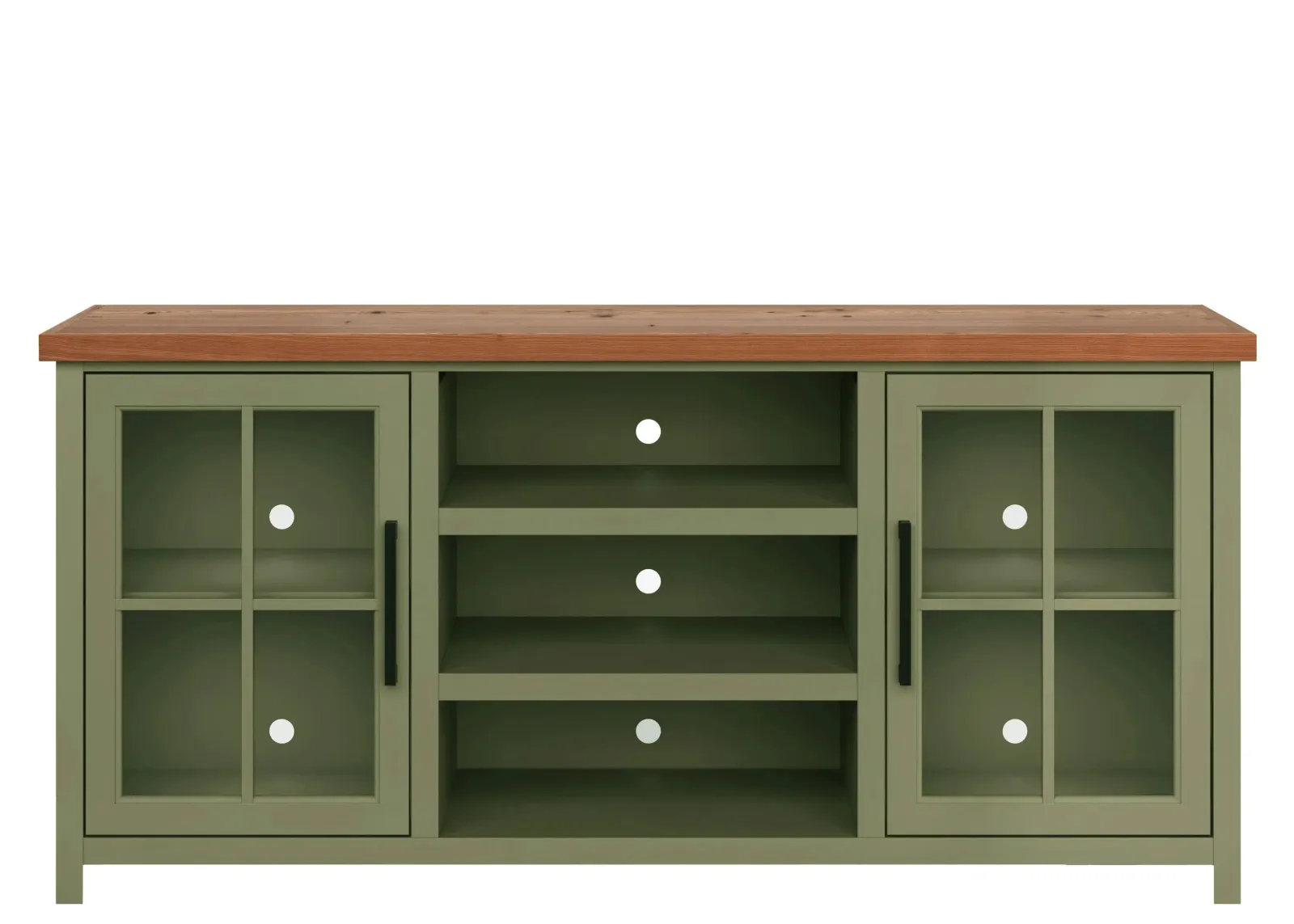 Vineyard TV Console in Sage with Fruitwood by Legends Furniture