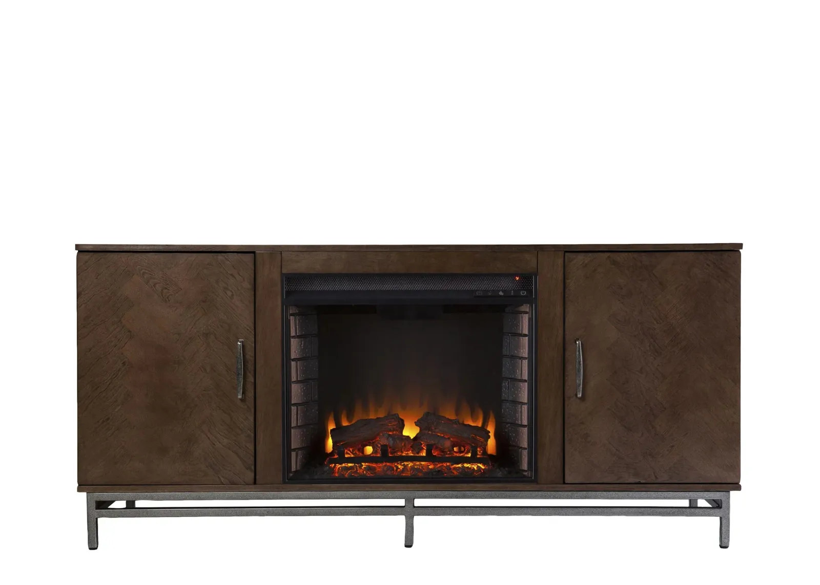 Georgia Fireplace Console in Brown by SEI Furniture