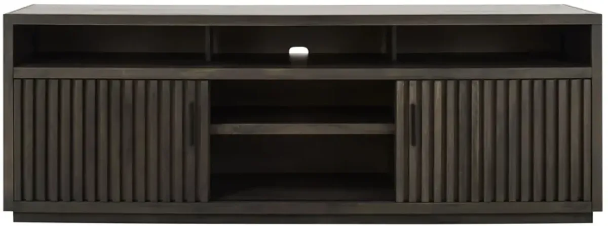 Henty 84" TV Console in Smoke Gray by Golden Oak