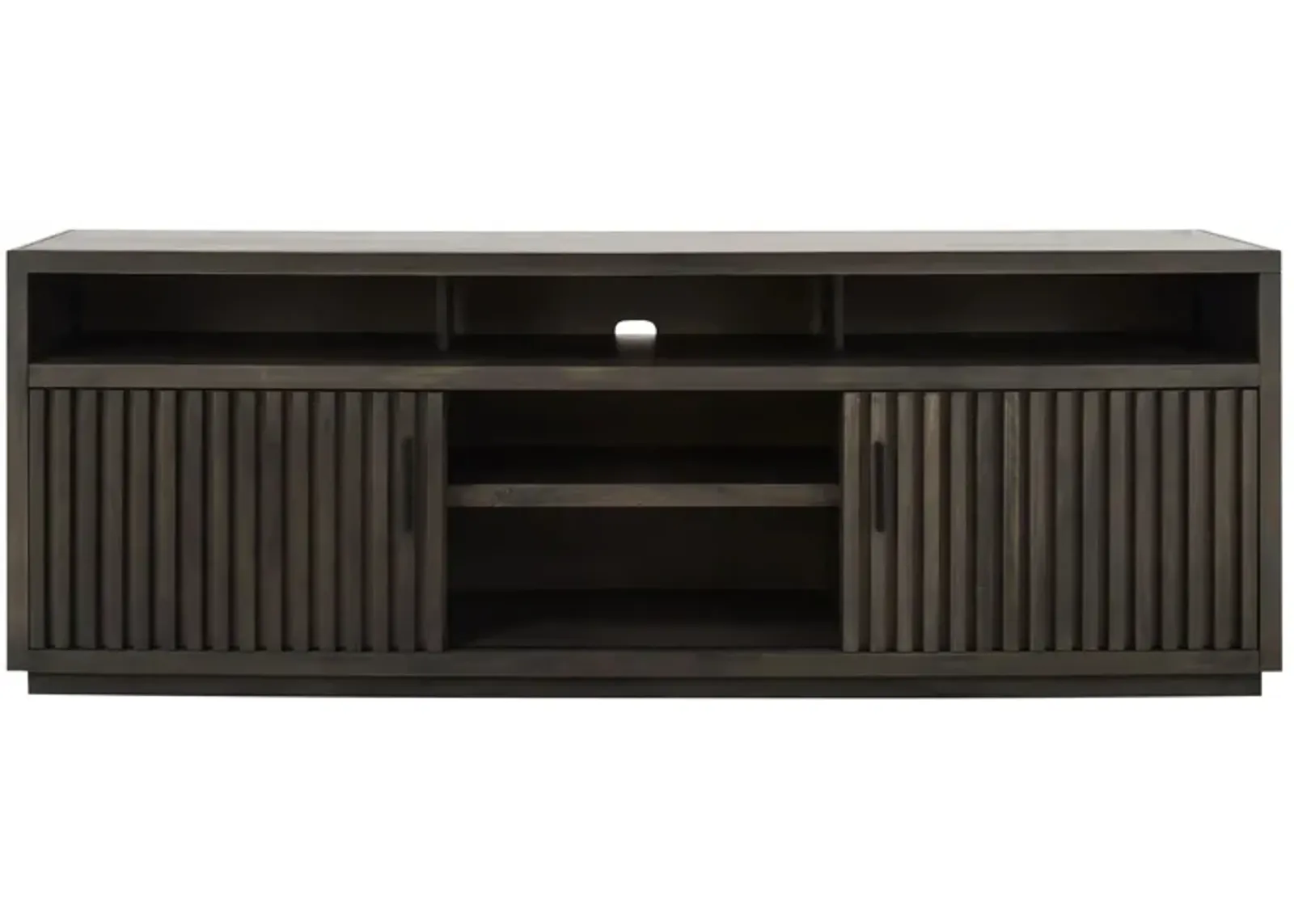 Henty 84" TV Console in Smoke Gray by Golden Oak