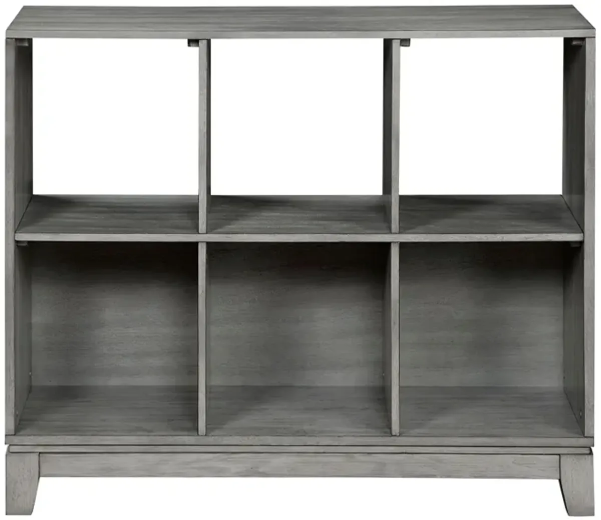 Faustina Bookcase in Gray by Bellanest