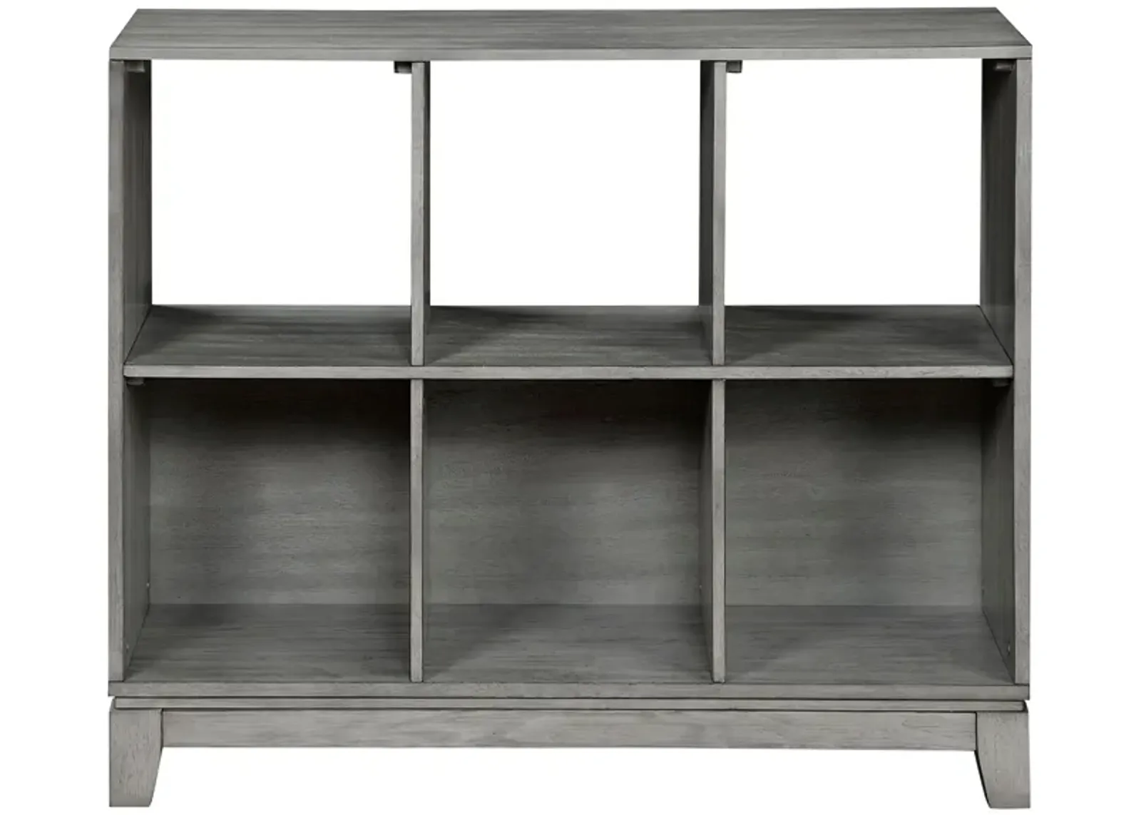 Faustina Bookcase in Gray by Bellanest