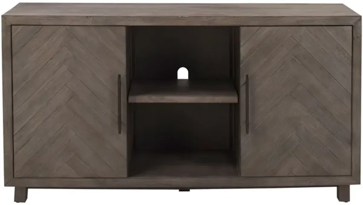 Medora 2 Door Console in Gray by Martin Furniture