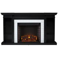 Longridge Fireplace in Black by SEI Furniture