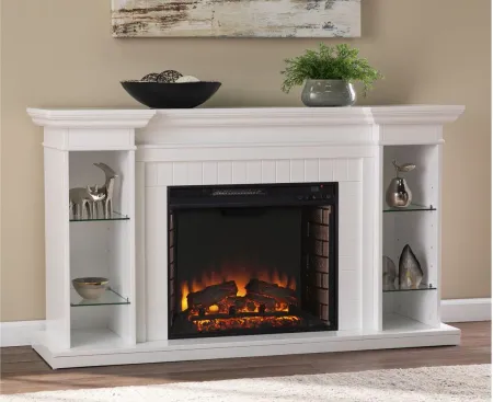 Longridge Fireplace in White by SEI Furniture