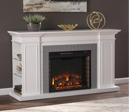 Northam Fireplace in White by SEI Furniture