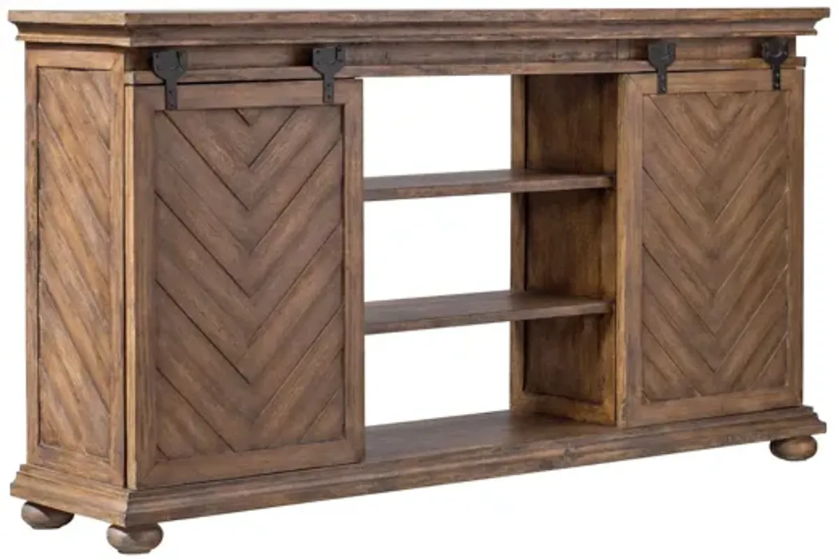 Primalia Barn Door Media Console