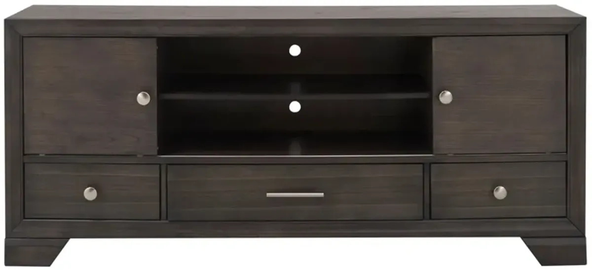 Wegner TV Console in Gray by Crown Mark