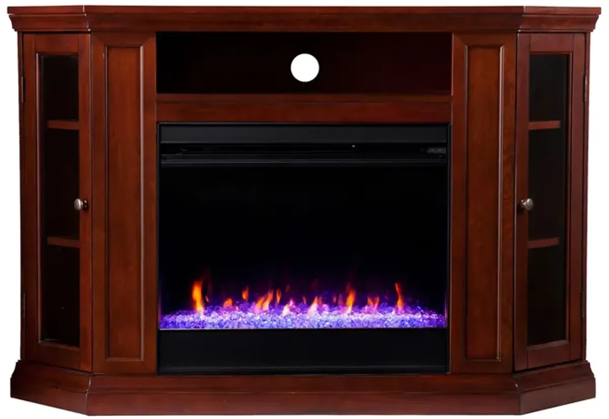 Oldham Color Changing Media Fireplace