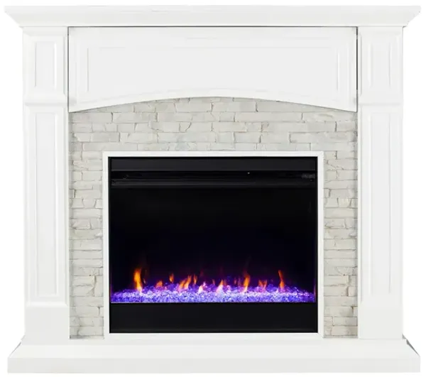 Alcester Color Changing Media Fireplace