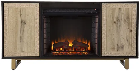 Poynton Fireplace Console in Brown by SEI Furniture
