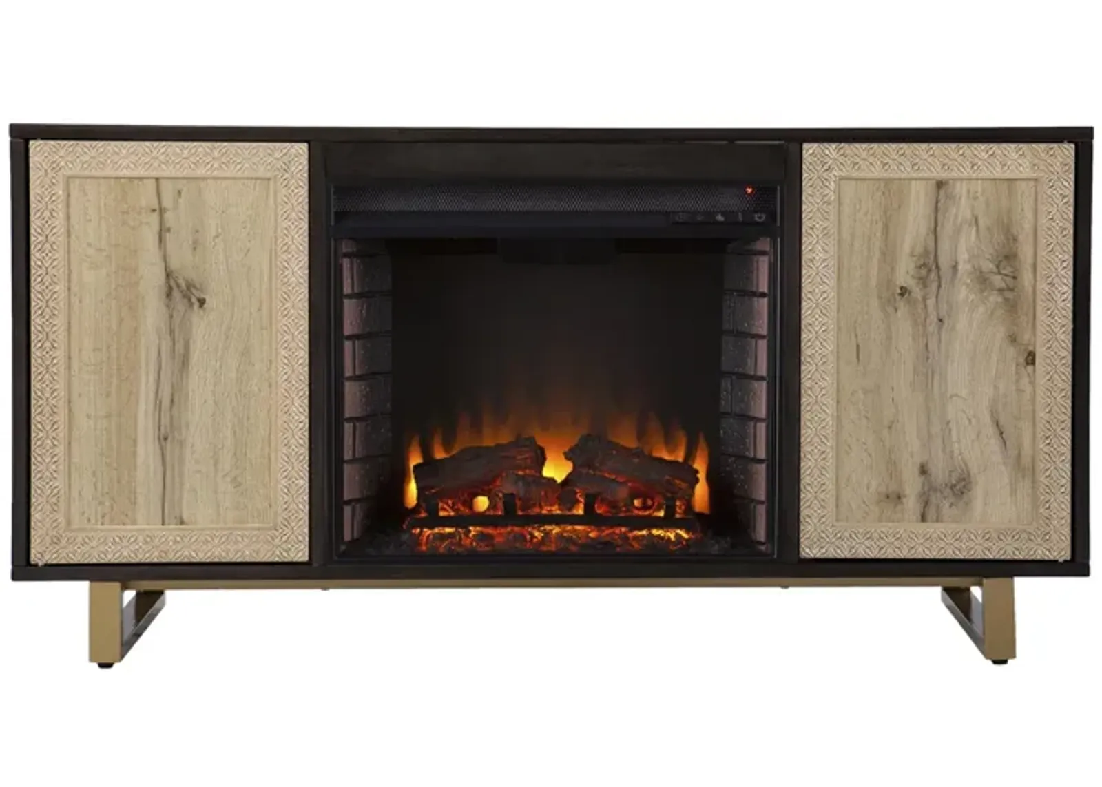 Poynton Fireplace Console in Brown by SEI Furniture