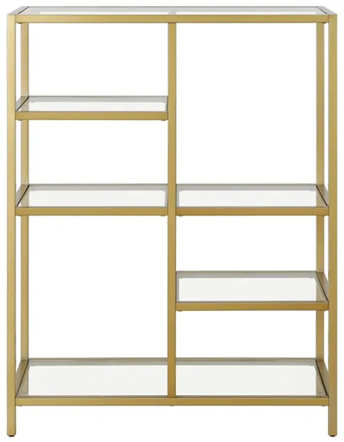 Kelly Bookcase in Brass by Hudson & Canal