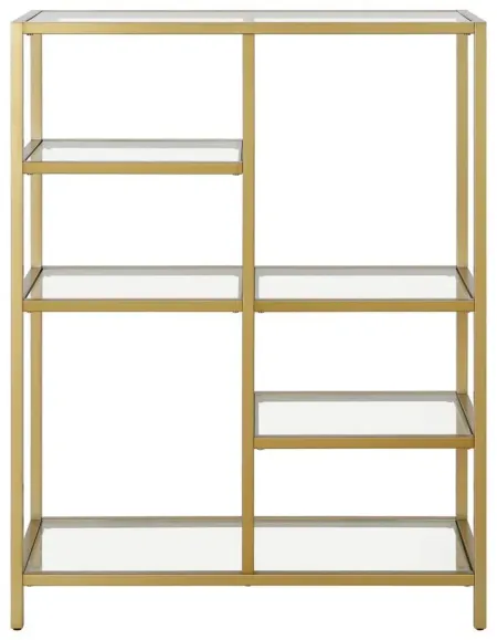 Kelly Bookcase in Brass by Hudson & Canal