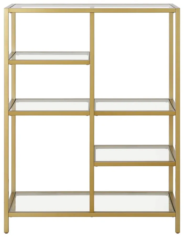 Kelly Bookcase in Brass by Hudson & Canal