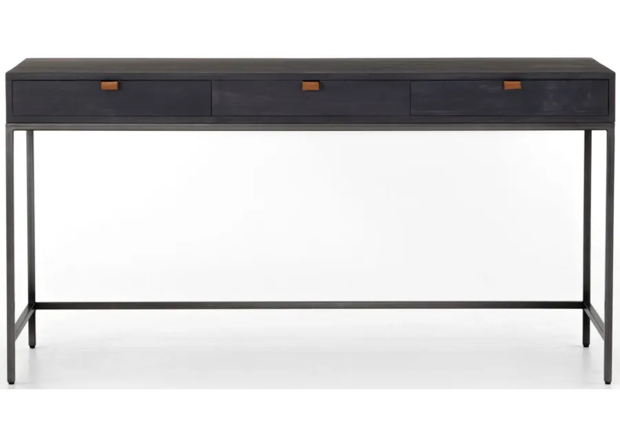 Edgefield Writing Desk in Black Wash Pop by Four Hands