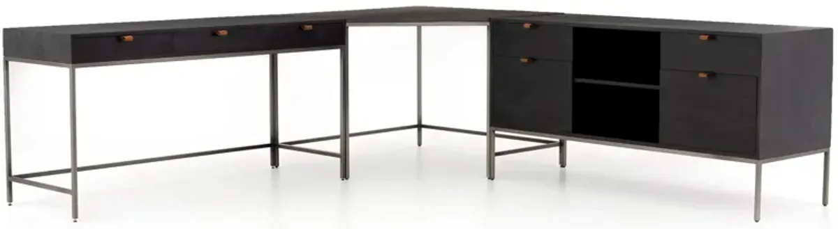 Edgefield Desk With Filing Credenza
