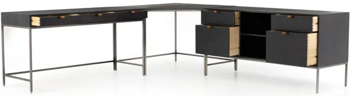 Edgefield Desk With Filing Credenza