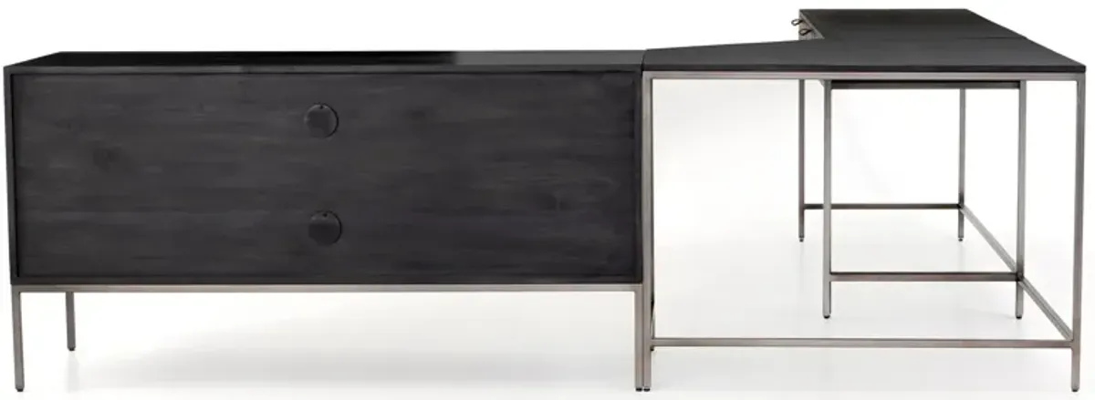 Edgefield Desk With Filing Credenza