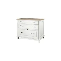 Osborne Lateral File Cabinet in Timeless Oak/winter White by Riverside Furniture