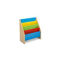 Sling Book Rack Bookshelf by Delta Children in Natural/Primary by Delta Children