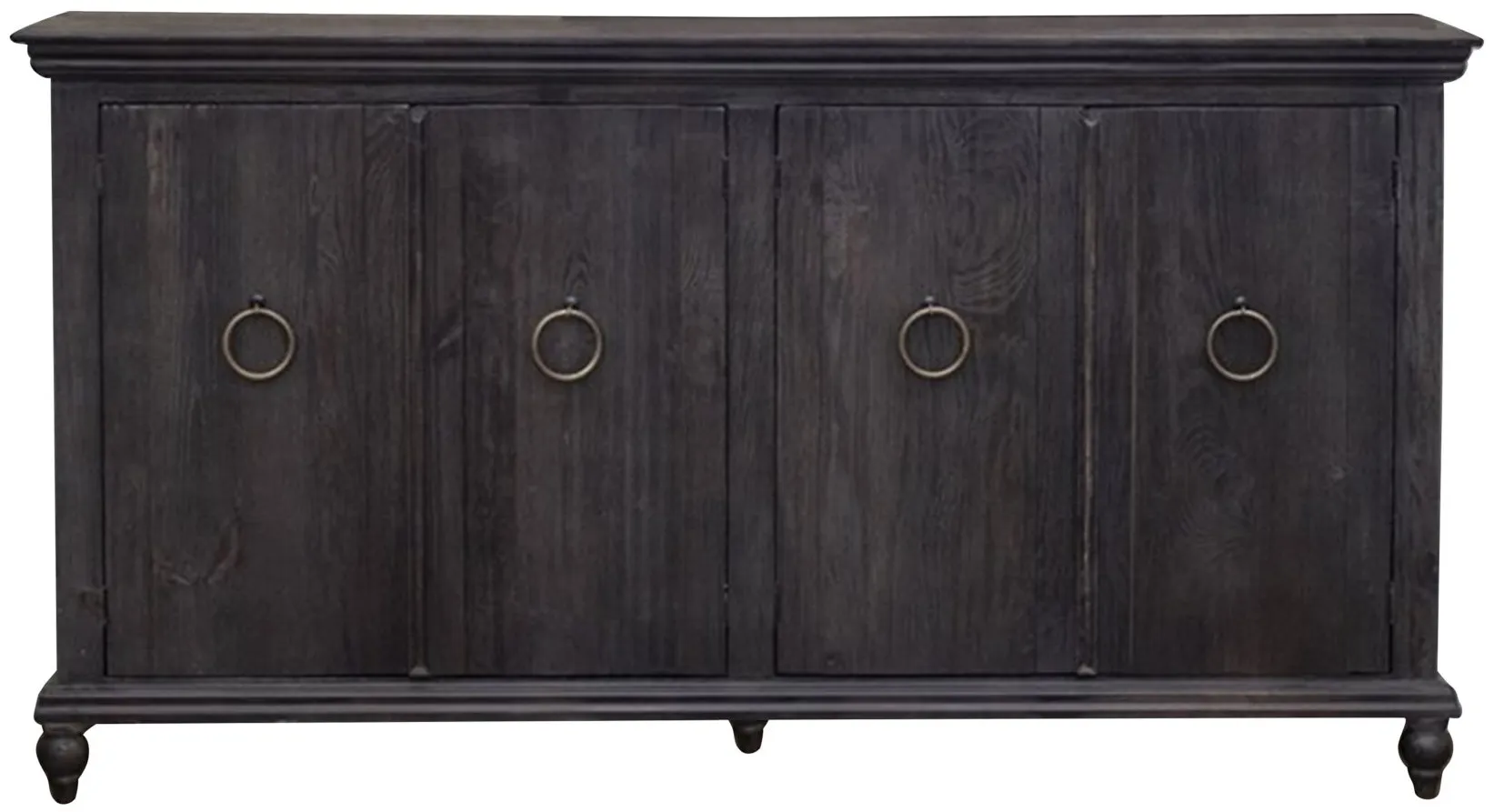 Capri Accent Console in Brown/Grey by International Furniture Direct