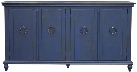 Capri Accent Console in Blue by International Furniture Direct