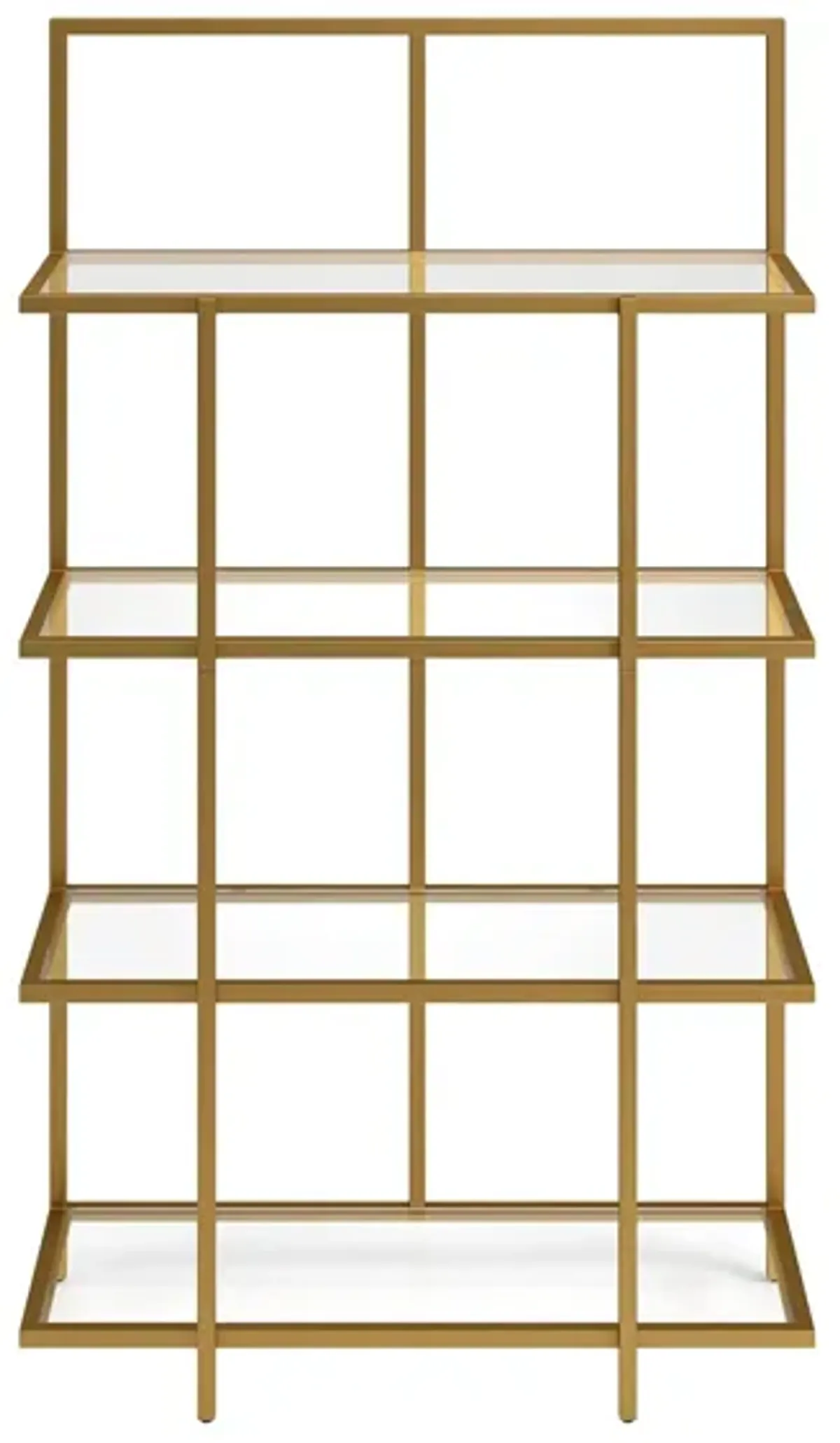 Bella Bookcase in Brass by Hudson & Canal