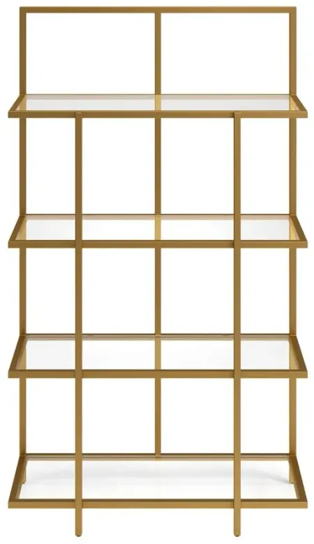 Bella Bookcase in Brass by Hudson & Canal