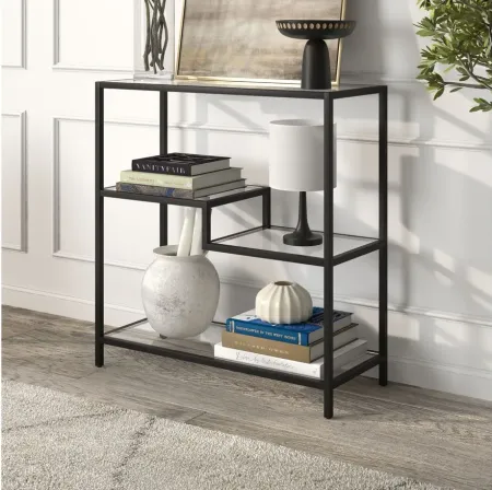 Carli 36" Tall Bookcase in Blackened Bronze by Hudson & Canal