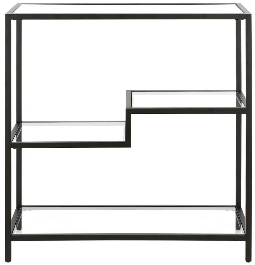 Carli 36" Tall Bookcase in Blackened Bronze by Hudson & Canal