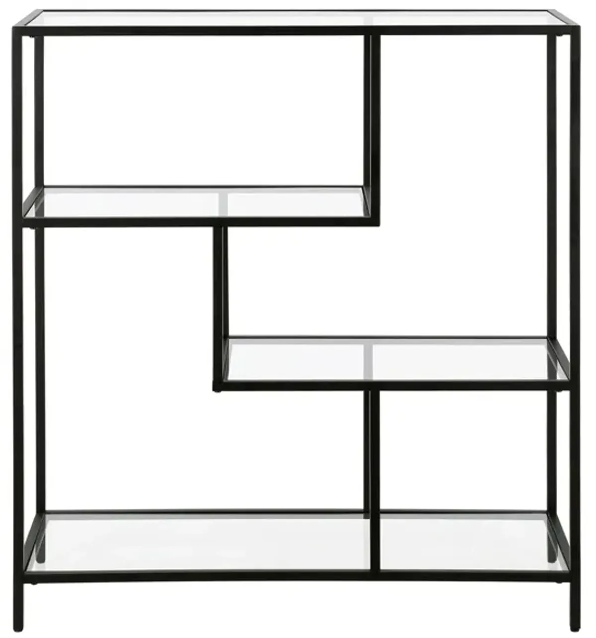 Carrie Bookcase in Blackened Bronze by Hudson & Canal