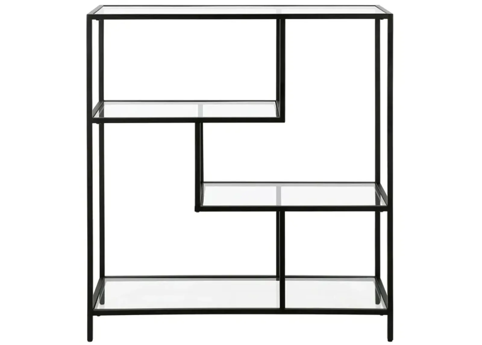 Carrie Bookcase in Blackened Bronze by Hudson & Canal