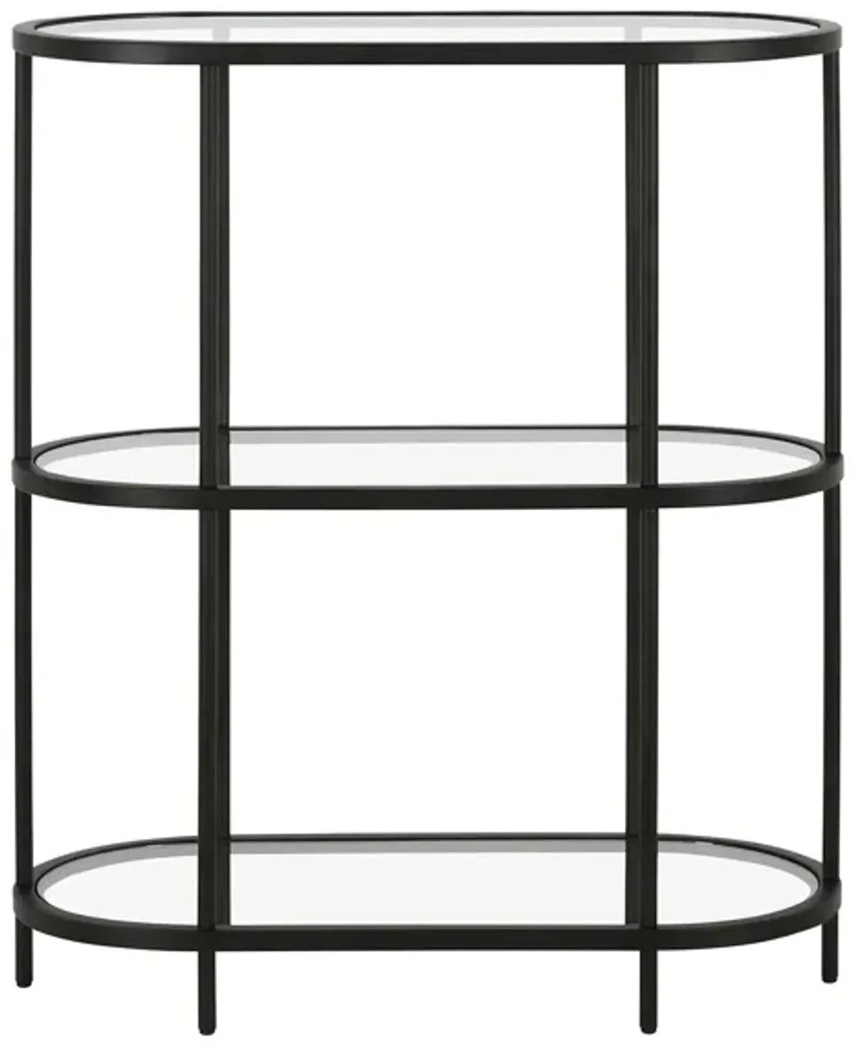 Cassie Bookcase in Blackened Bronze by Hudson & Canal