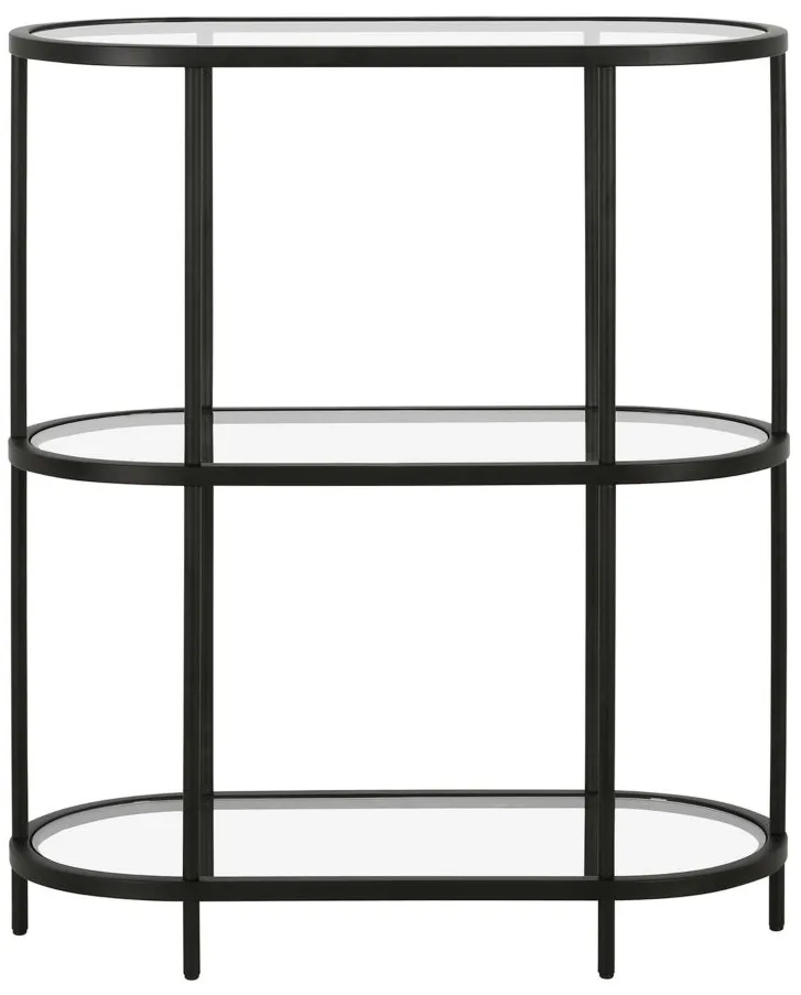 Cassie Bookcase in Blackened Bronze by Hudson & Canal
