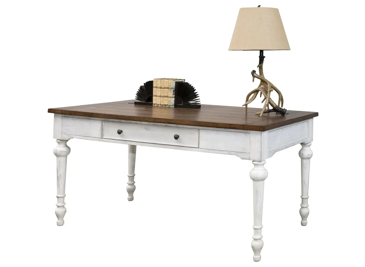 Durham Writing Desk in White by Martin Furniture