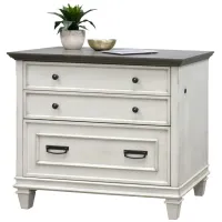 Hartford Lateral File in White/Gray by Martin Furniture