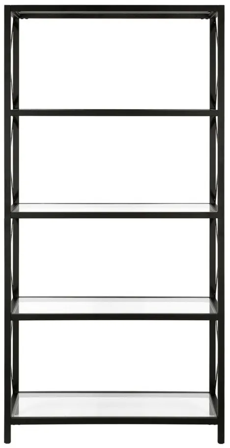 Celine Bookcase in Blackened Bronze by Hudson & Canal