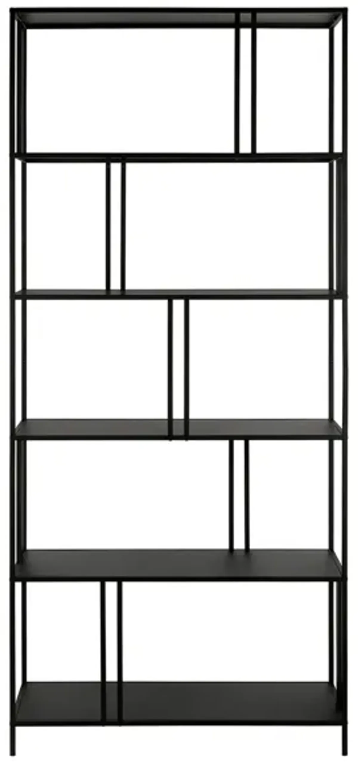 Kage Bookcase in Blackened Bronze by Hudson & Canal