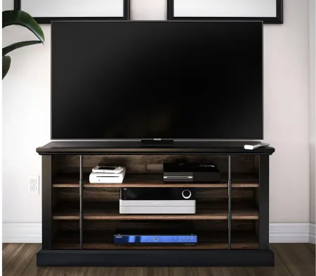 Hoffman TV Console in Black by DOREL HOME FURNISHINGS