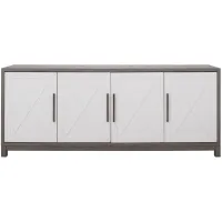 Karina 78" TV Console in Shell White & Driftwood by Liberty Furniture