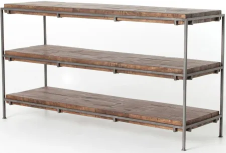 Simien Media Console in Gunmetal by Four Hands